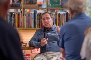 David Sanger Event at Bookoccino Bookstore Avalon
