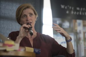 Samantha Power at Bookoccino event